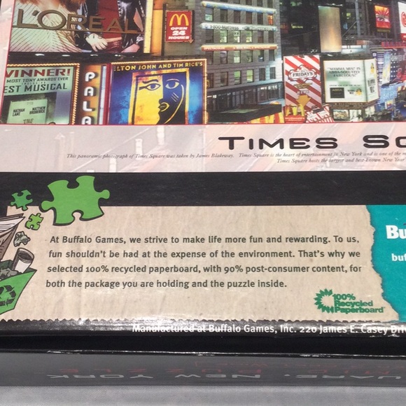 Times Square, New York 750 Piece Panoramic Puzzle Over 3 ‘ Wide - Picture 5 of 7